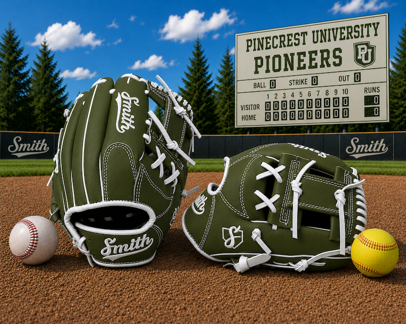 Smith FGIW-Green n White Baseball and Softball Glove