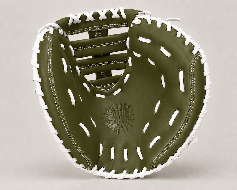 Smith SBCM-Green n White (Softball Catchers Glove)