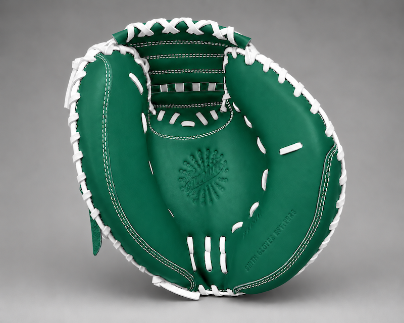 Smith BCM-Green n White (Baseball Catchers Mitt)