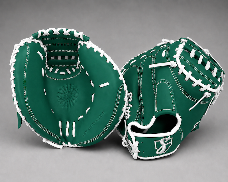 Smith BCM-Green n White (Baseball Catchers Mitt)