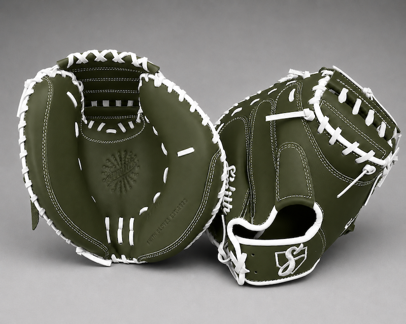 Smith BCM-Green n White (Baseball Catchers Mitt)