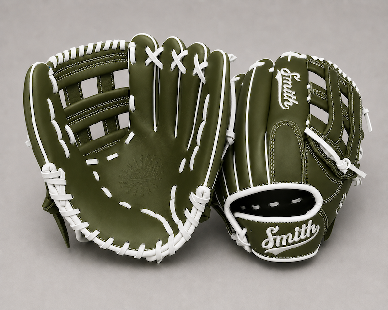 Smith FGHW-Green n White Baseball and Softball Glove