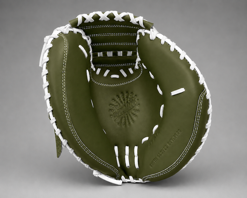 Smith BCM-Green n White (Baseball Catchers Mitt)