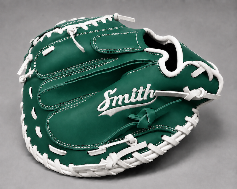 Smith BCM-Green n White (Baseball Catchers Mitt)