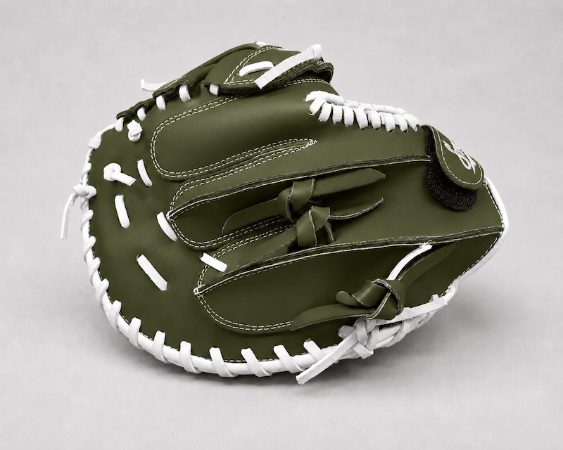 Smith SBCM-Green n White (Softball Catchers Glove)