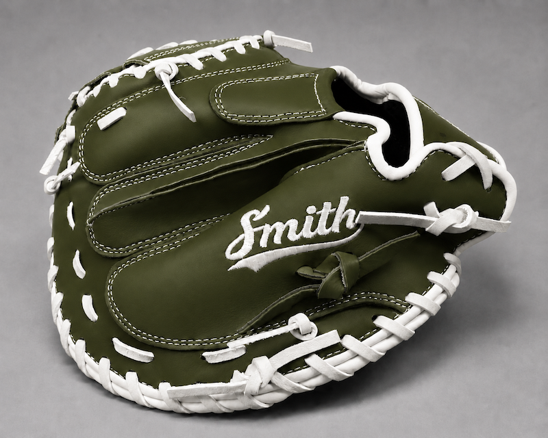 Smith BCM-Green n White (Baseball Catchers Mitt)