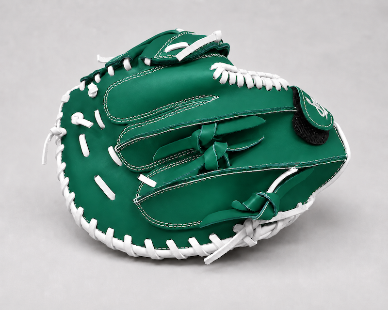 Smith SBCM-Green n White (Softball Catchers Glove)