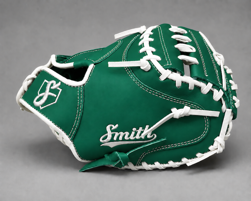 Smith BCM-Green n White (Baseball Catchers Mitt)