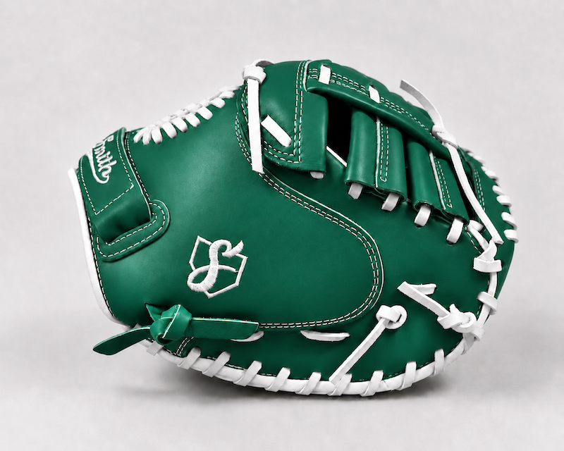 Smith SBCM-Green n White (Softball Catchers Glove)