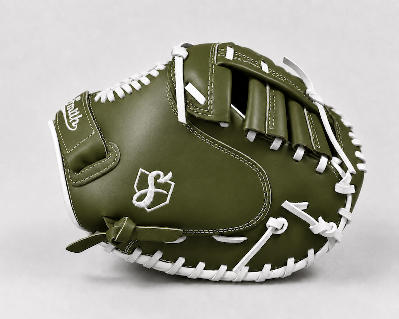 Smith SBCM-Green n White (Softball Catchers Glove)