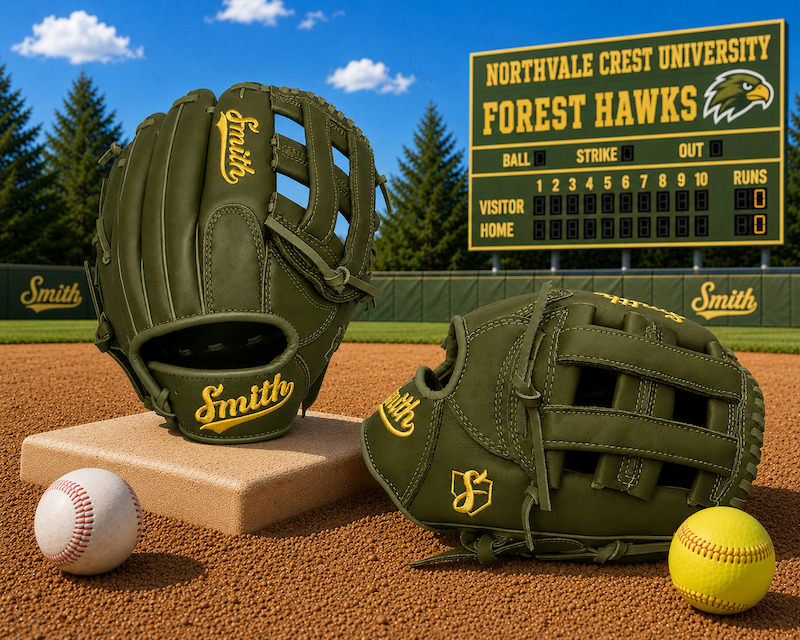 Smith FGHW-Green n Yellow Baseball and Softball Glove