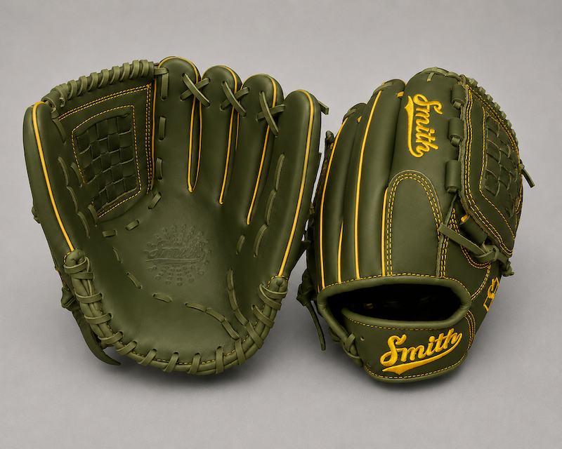 Smith FGBW-Green n Yellow Baseball and Softball Glove