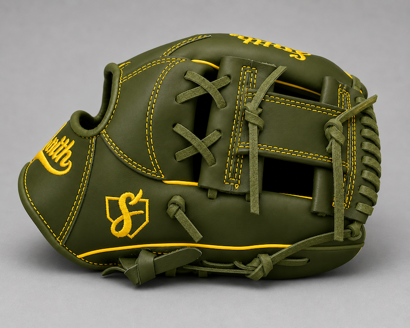 Smith FGIW-Green n Yellow Baseball and Softball Glove