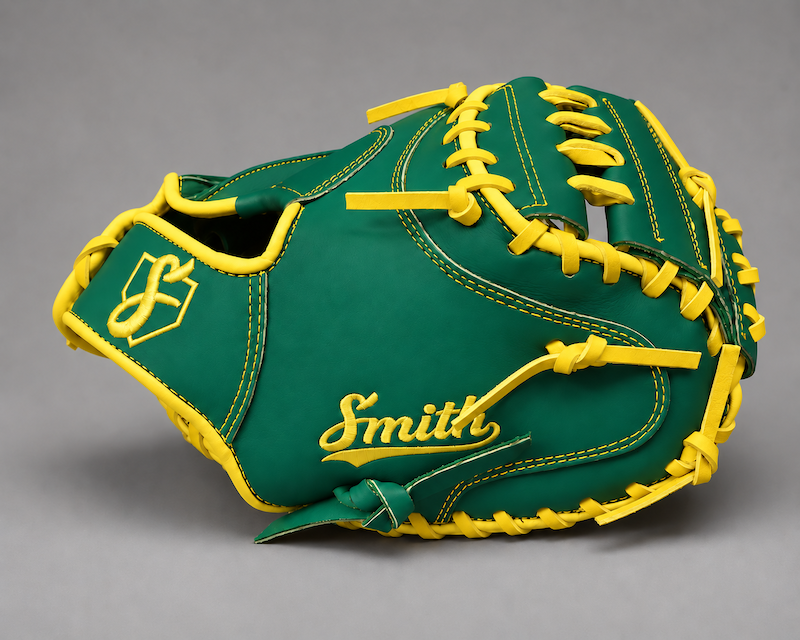 Smith BCM-Green n Yellow (Baseball Catchers Mitt)