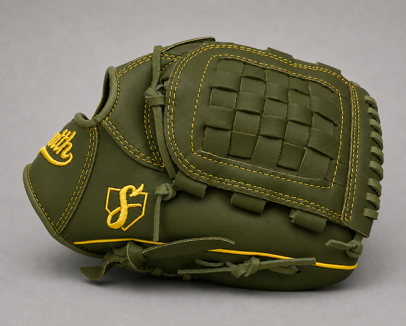 Smith FGBW-Green n Yellow Baseball and Softball Glove