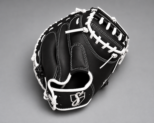 JLS Pro BCMV1-Black n White (Baseball Catchers Glove)