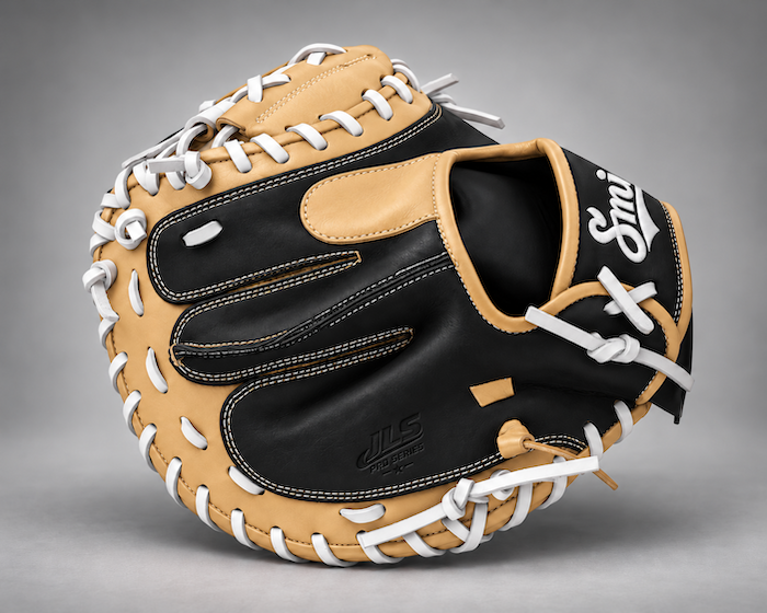 JLS Pro BCMV3-Black Blonde n White (Baseball Catchers Glove)