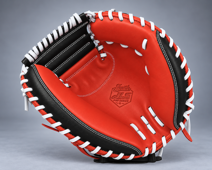 JLS Pro BCMV3-Black Red n White (Baseball Catchers Glove)