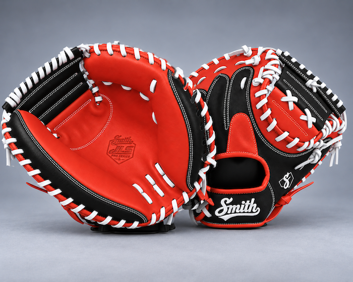 JLS Pro BCMV3-Black Red n White (Baseball Catchers Glove)