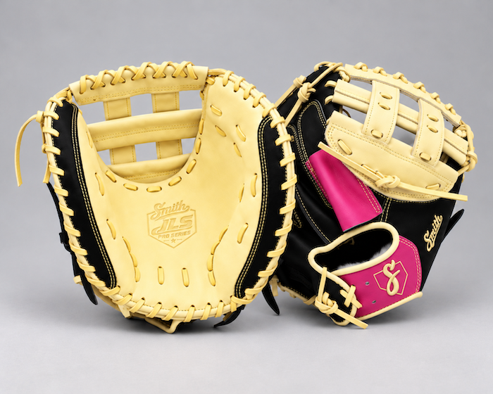 JLS Pro SBCMV3-Black Blonde n Pink (Softball Catchers Glove)