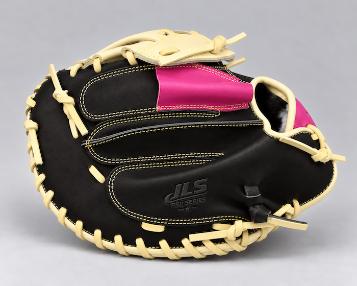 JLS Pro SBCMV3-Black Blonde n Pink (Softball Catchers Glove)