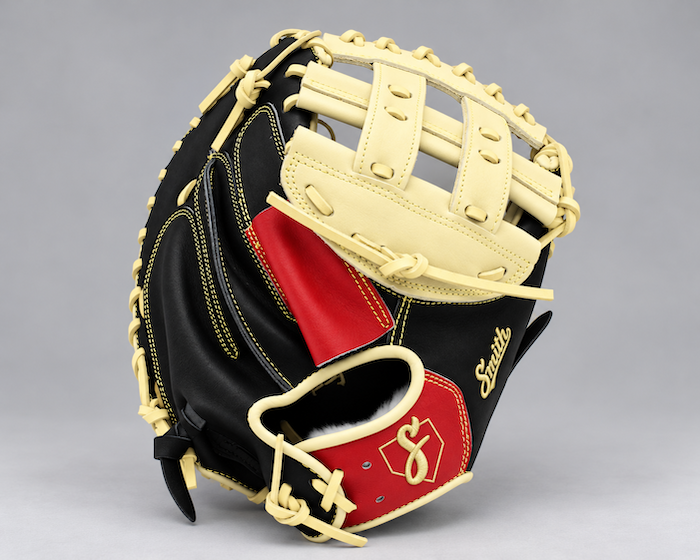 JLS Pro SBCMV3-Black Blonde n Red (Softball Catchers Glove)