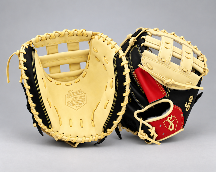 JLS Pro SBCMV3-Black Blonde n Red (Softball Catchers Glove)