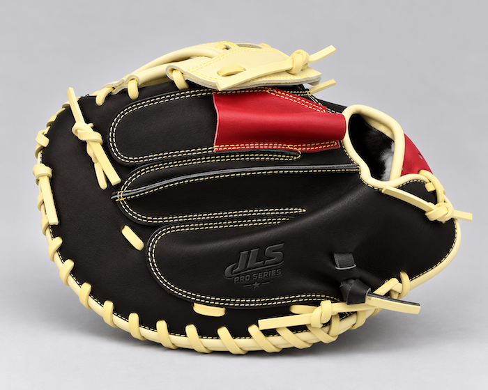 JLS Pro SBCMV3-Black Blonde n Red (Softball Catchers Glove)
