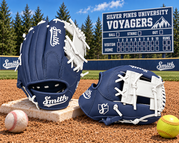 Smith FGIW-Navy Blue n White Web Baseball and Softball Glove