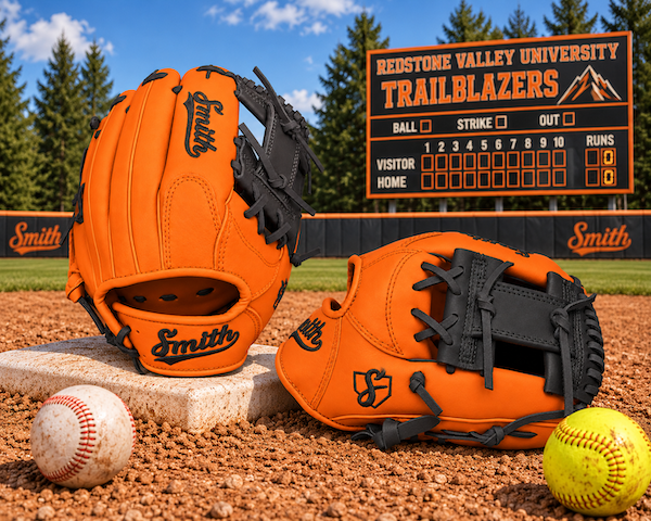Smith FGIW-Orange n Black Web Baseball and Softball Glove