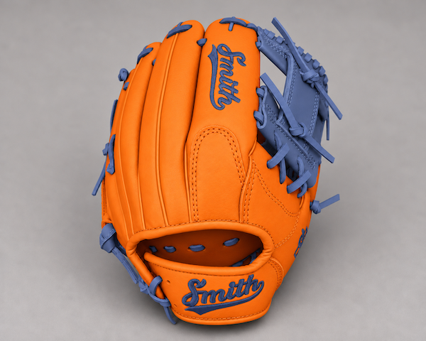 Smith FGIW-Orange n Navy Blue Web Baseball and Softball Glove