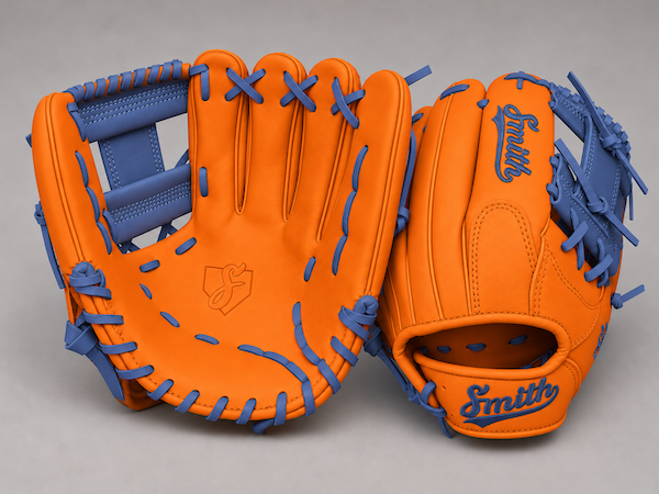 Smith FGIW-Orange n Navy Blue Web Baseball and Softball Glove