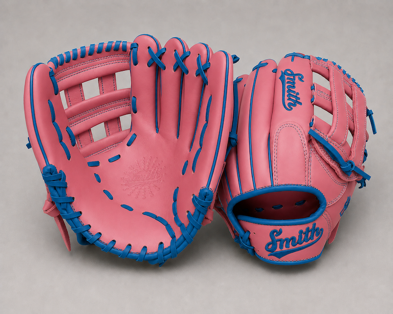 Smith FGHW-Pink n Blue Baseball and Softball Glove