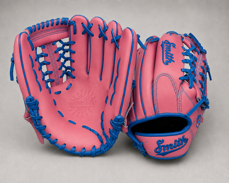 Smith FGNW-Pink n Blue Baseball and Softball Glove