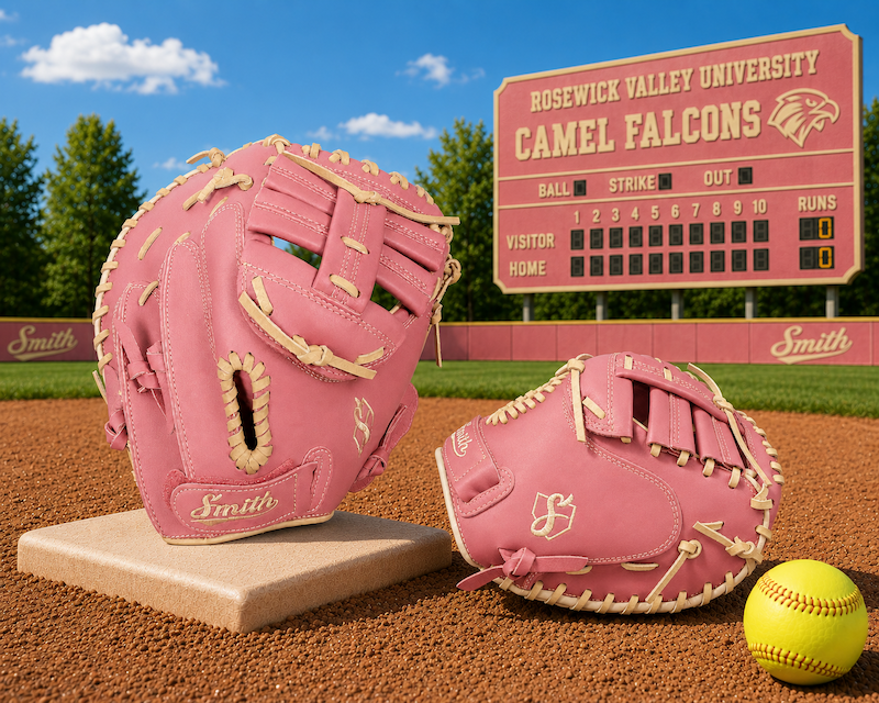 Smith SBCM-Pink n Camel (Softball Catchers Glove)