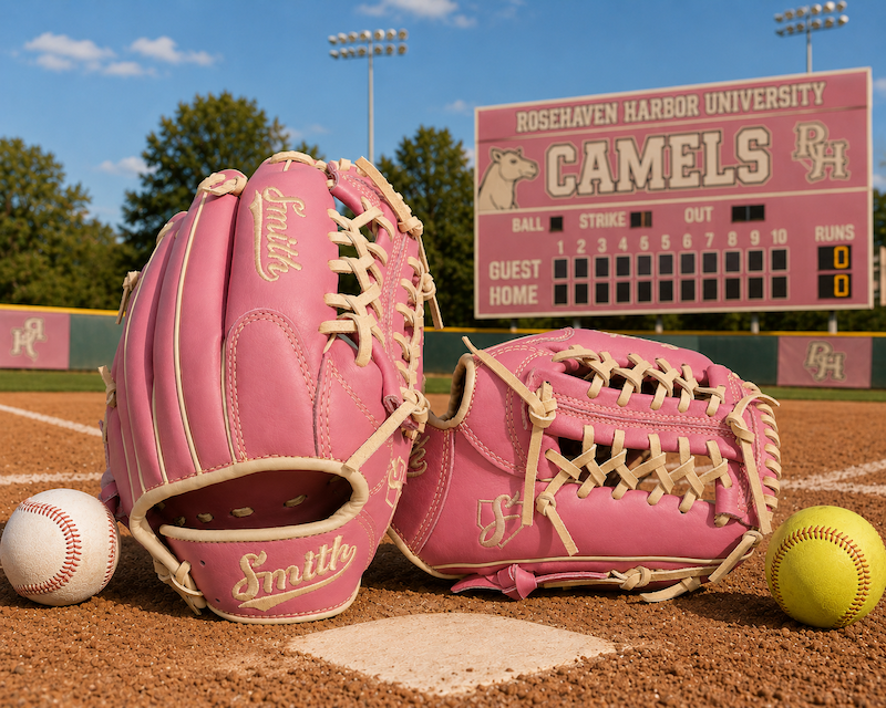 Smith FGNW-Pink n Camel Baseball and Softball Glove