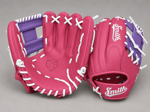 Smith FGIW-Pink n Purple Web Baseball and Softball Glove