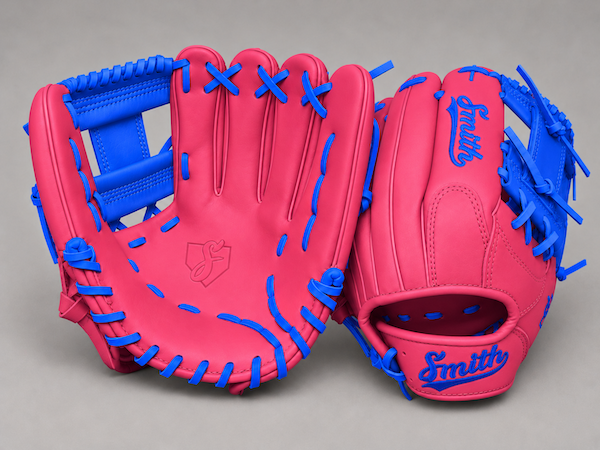 Smith FGIW-Pink n Royal Blue Web Baseball and Softball Glove