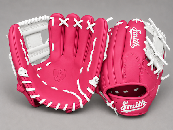 Smith FGIW-Pink n White Web Baseball and Softball Glove