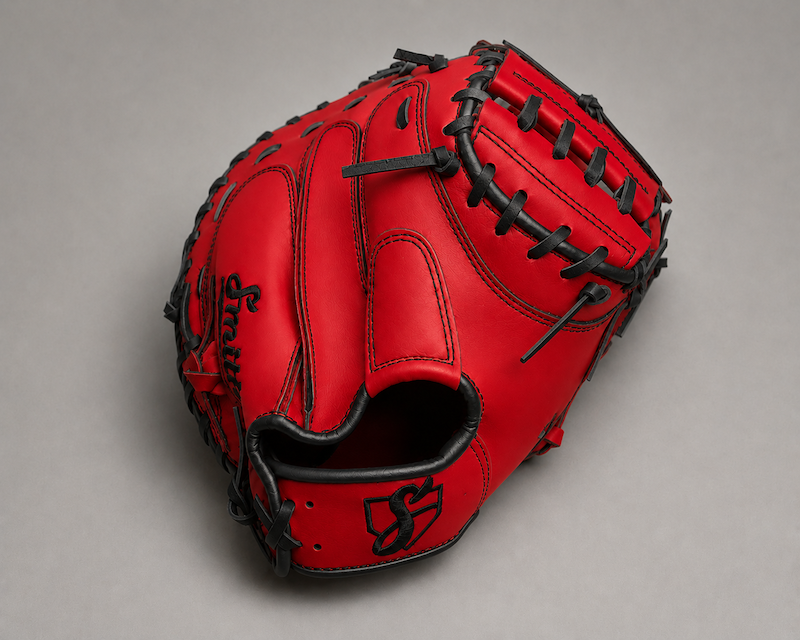 Smith BBCM-Red Black (Baseball Catchers Glove)