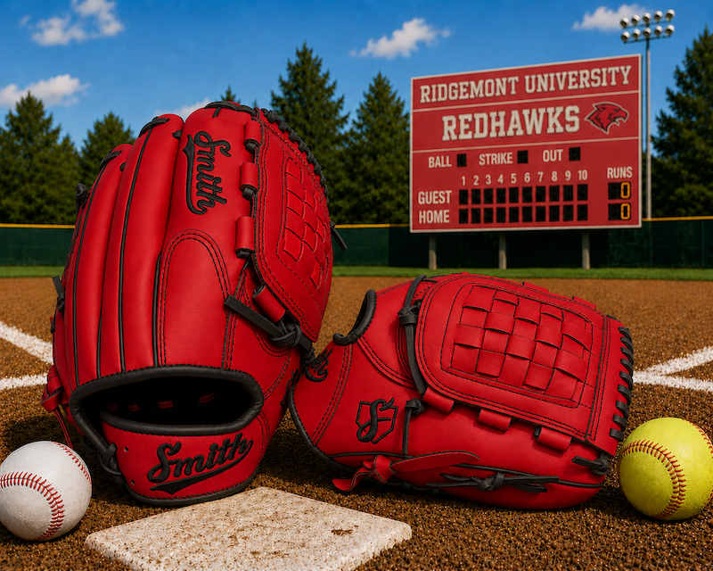 Smith FGBW-Red n Black Baseball and Softball Glove