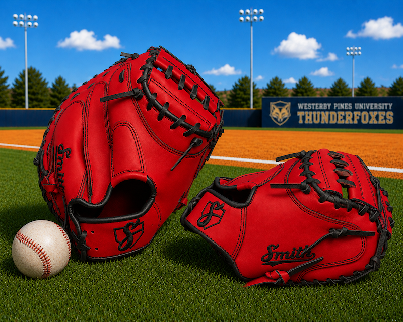 Smith BBCM-Red Black (Baseball Catchers Glove)
