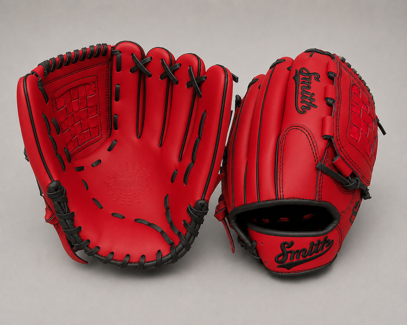 Smith FGBW-Red n Black Baseball and Softball Glove