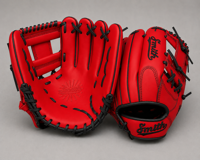 Smith FGIW-Red n Black Baseball and Softball Glove