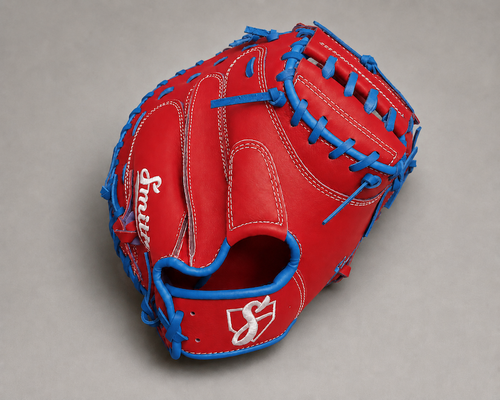 Smith BBCM-Red n Blue (Baseball Catchers Glove)
