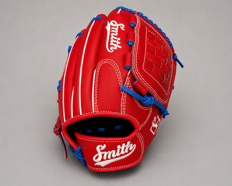 Smith FGBW-Red Blue n White Baseball and Softball Glove