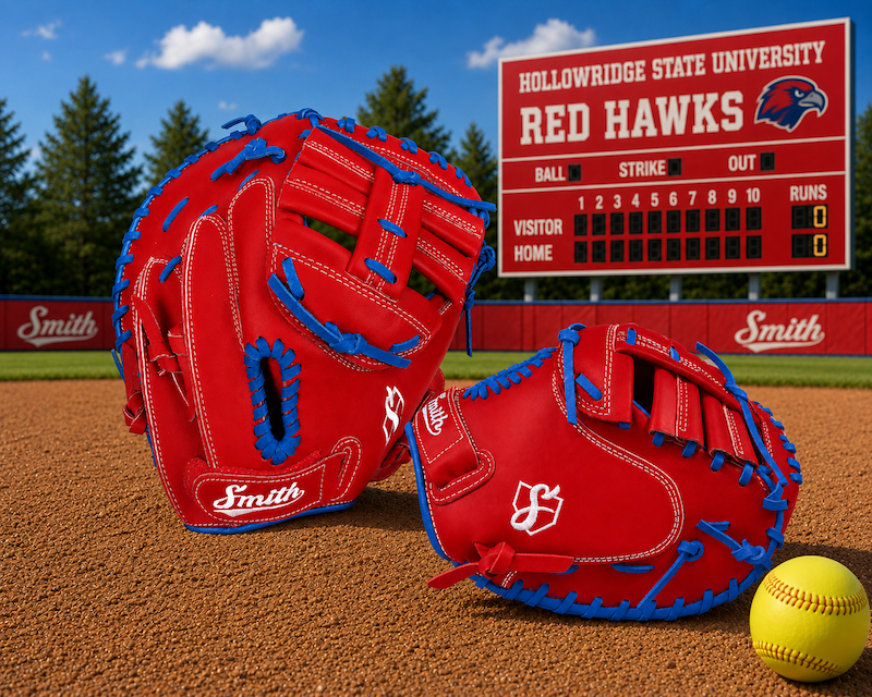 Smith SBCM-Red Blue n White (Softball Catchers Glove)