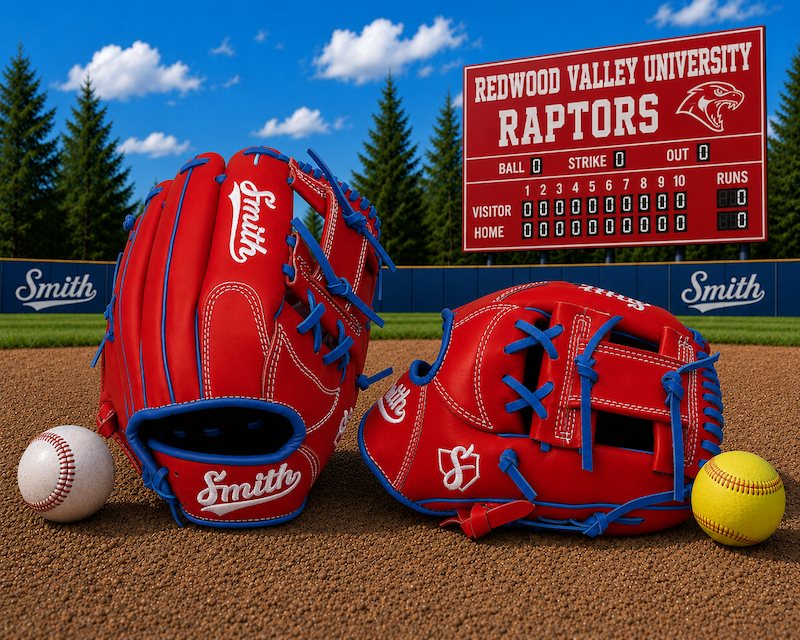 Smith FGIW-Red n Blue Baseball and Softball Glove
