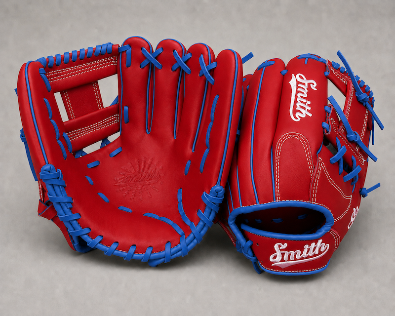 Smith FGIW-Red n Blue Baseball and Softball Glove