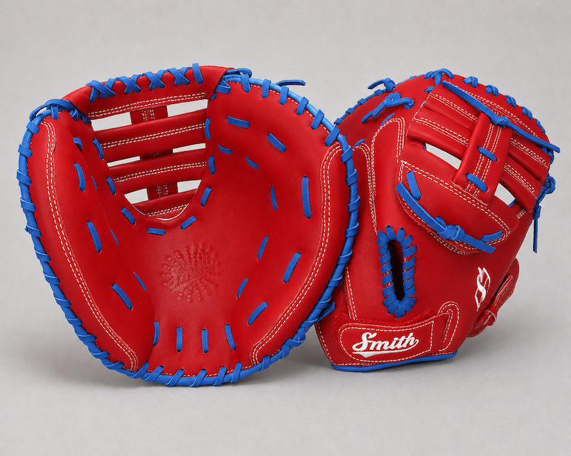 Smith SBCM-Red Blue n White (Softball Catchers Glove)